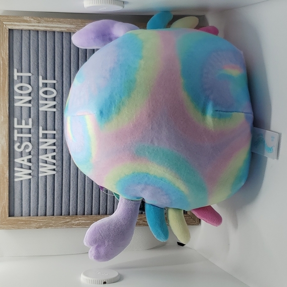 Kellytoy Toys Bnwt Christabel The Tie Dye Crab Squishmallows 7